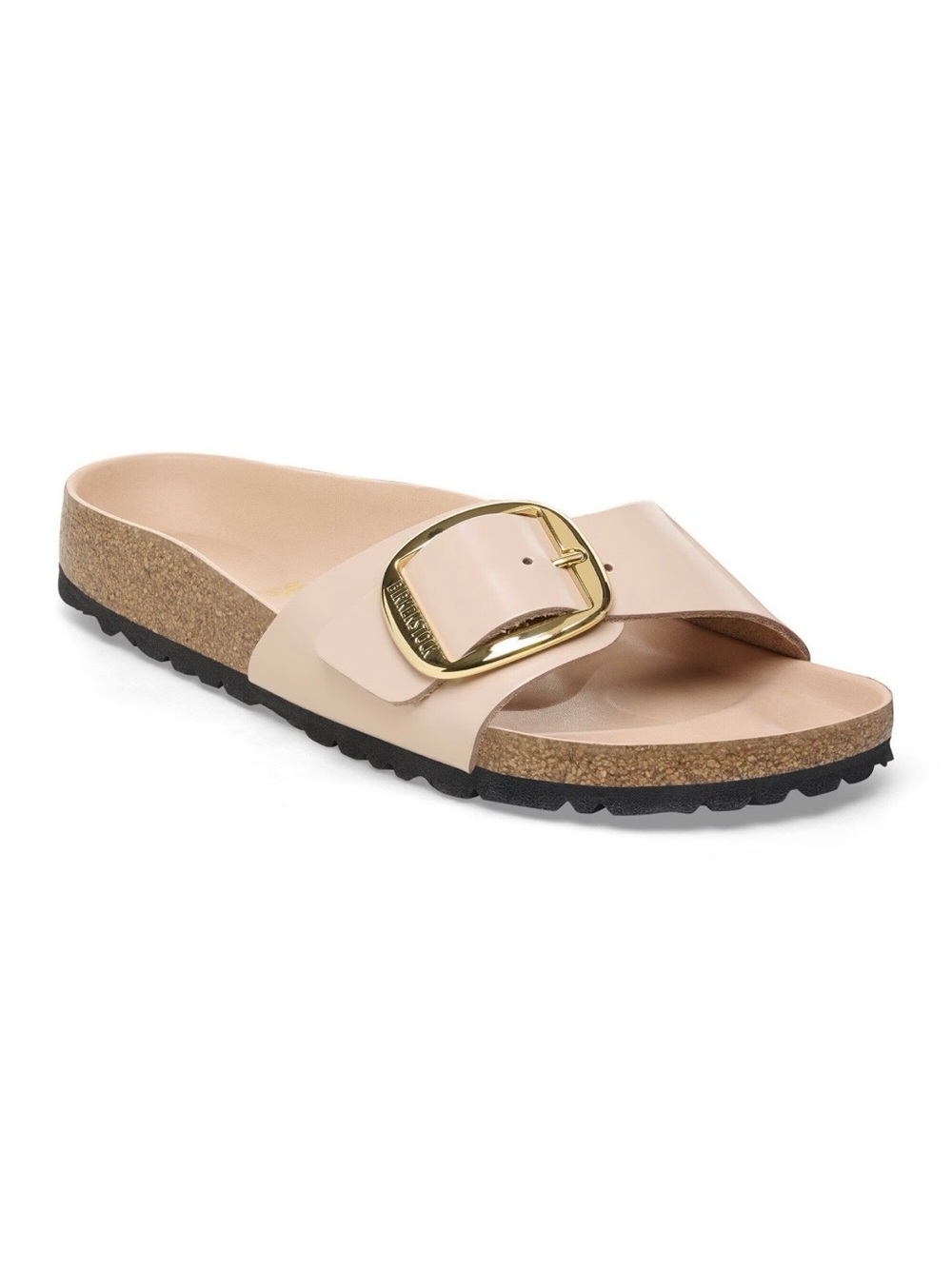 Birkenstock Madrid Big Buckle- High Shine New Beige